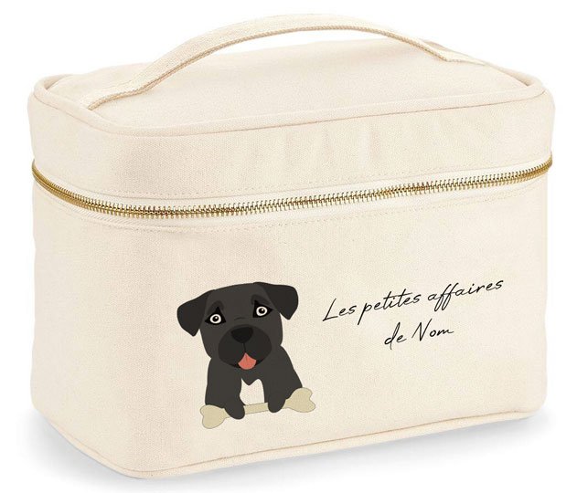 trousse-VANITY-chien-Staffie-noir