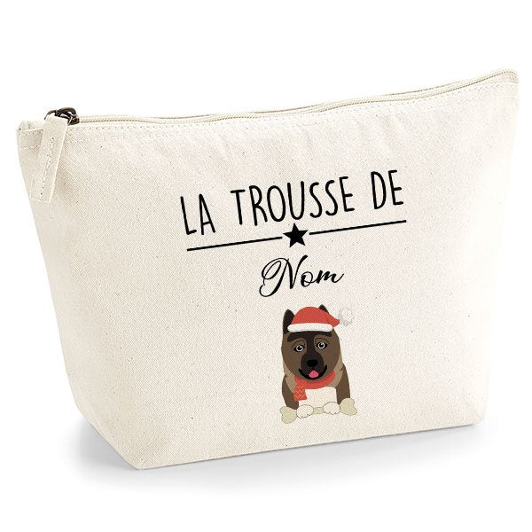 trousse-chien-noel-Akita-Americain