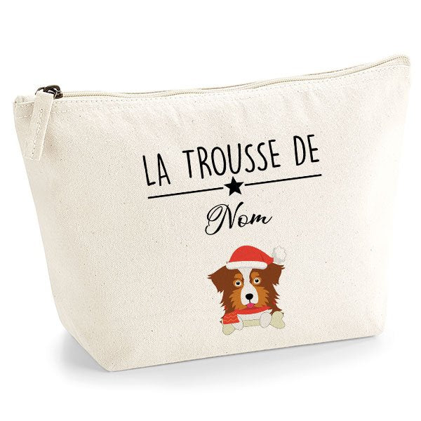 trousse-chien-noel-berger-australien-rouge-tricolore