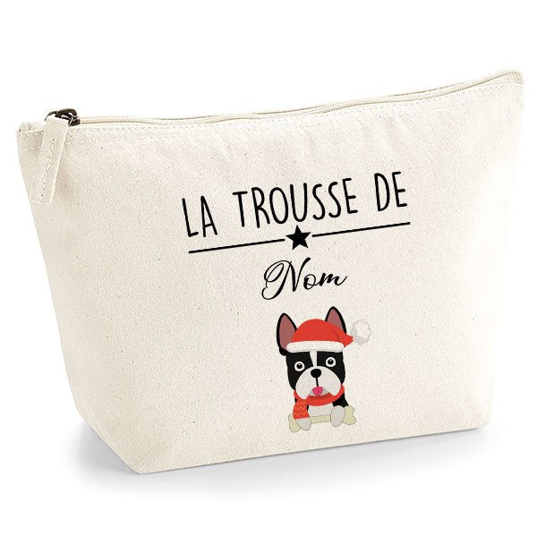 trousse-chien-noel-bouledogue-francais-noir