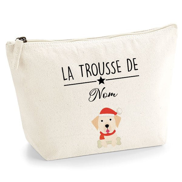 trousse-chien-noel-labrador-jaune
