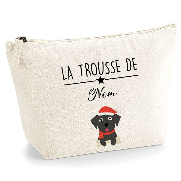 trousse-chien-noel-labrador-noir