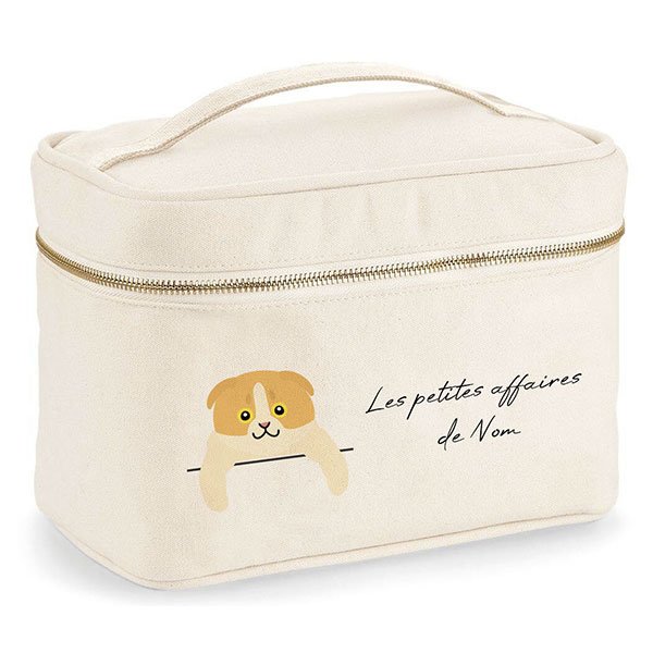 trousse-de-voyage-chat-européen-bicolore-blanc-et-jaune