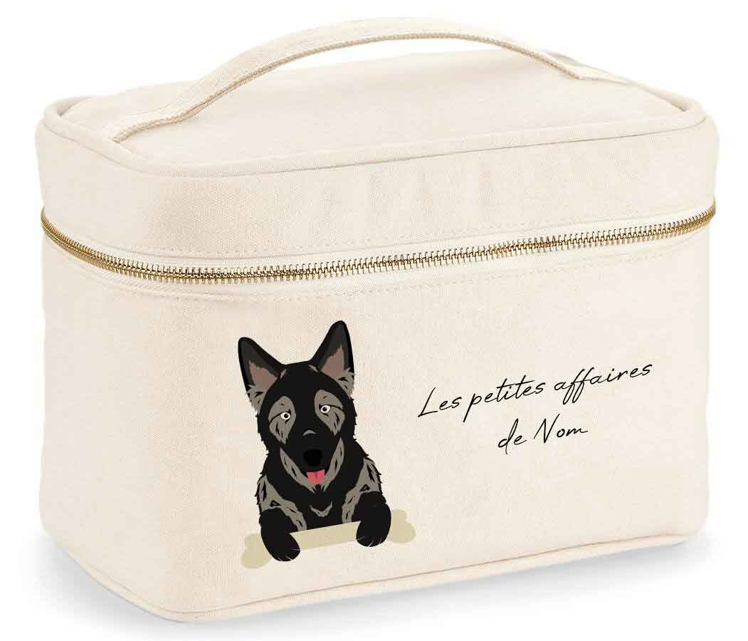 trousse-de-voyage-chien-altdeutsche-schaferhunde-argenté