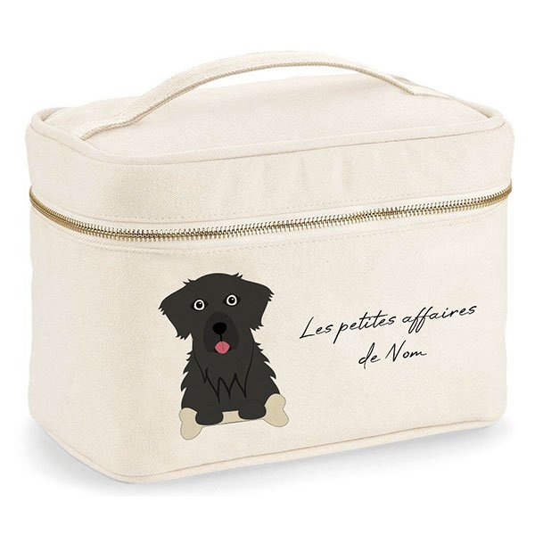 trousse-de-voyage-chien-flat-coated-retriever