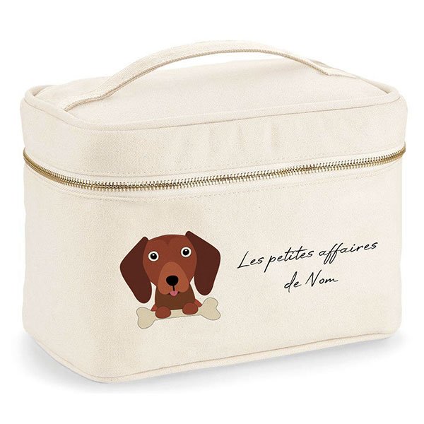 trousse-de-voyage-chien-teckel-fauve