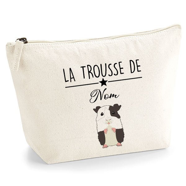 trousse-personnalisee-cochon-d'inde-noir-blanc