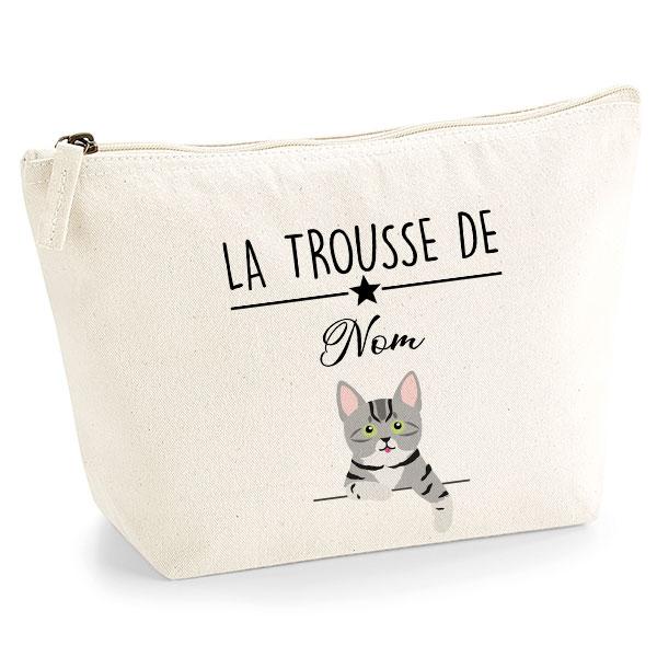 trousse chat europeen tigre gris