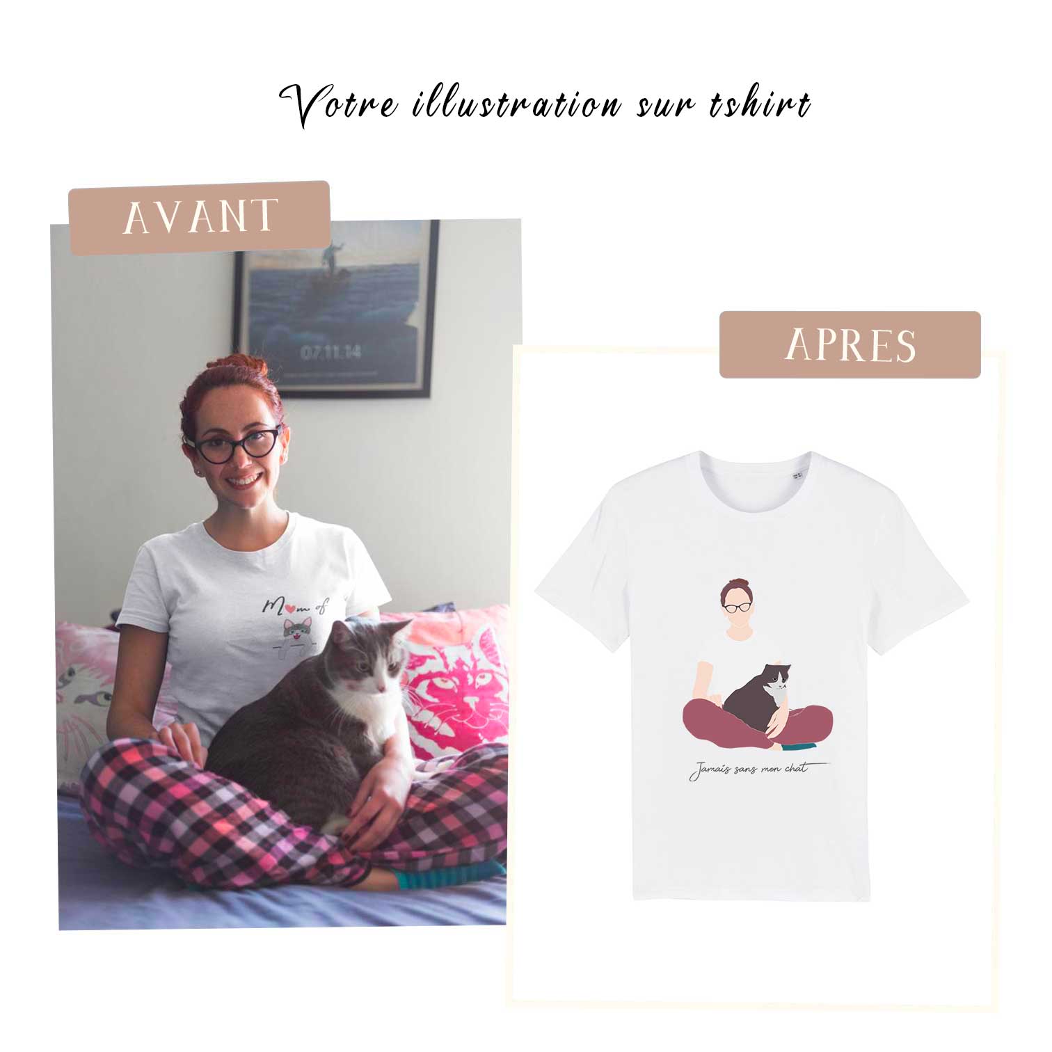 Tee-shirt personnalisé family pour homme