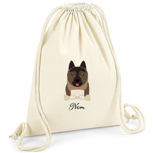 Sac-de-gym-chien-Akita-Americain