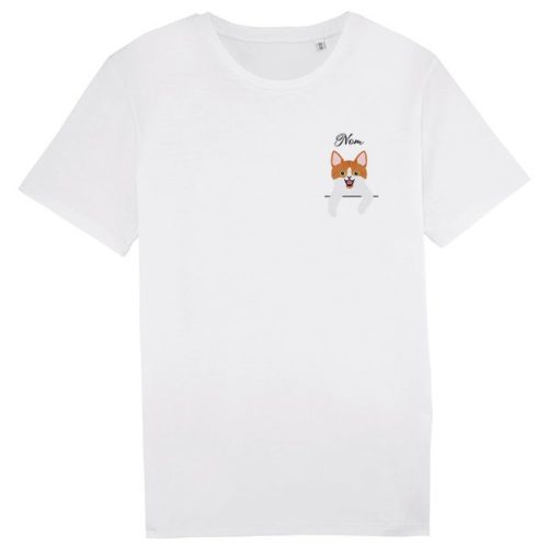 tee-shirt-chat-européen-bicolore-roux-et-blanc-homme