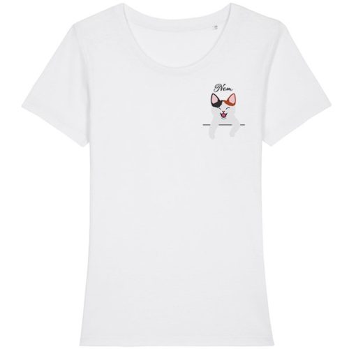 tee-shirt-chat-femme personnalisé