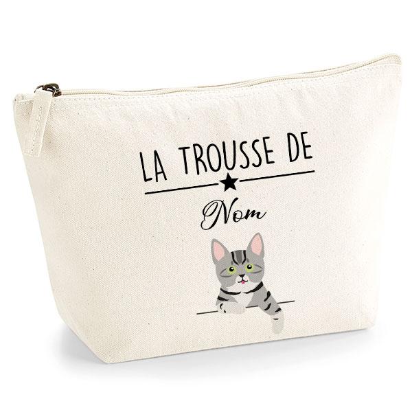 Trousse Chat Personnalisee Des 24 95 Coton Bio Le Monde De Nicky