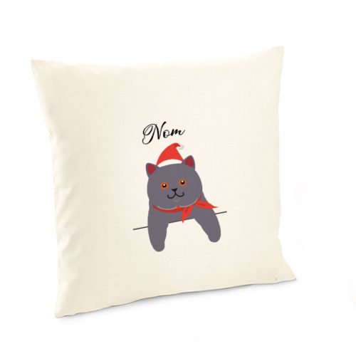 Housse-de-coussin-noel-chat-chartreux