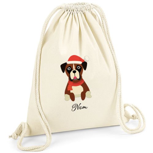 Sac de Gym Chien Noël