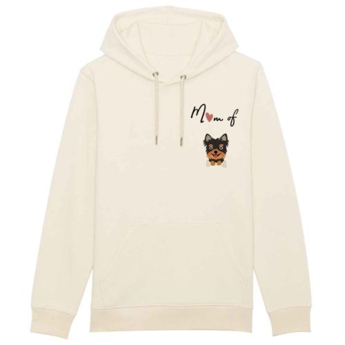 Hoodie-mom-of-dog-yorkshire-noir-et-fauve