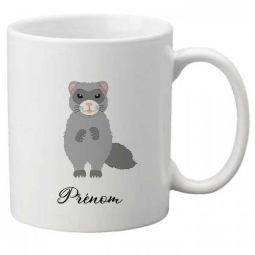 mug-personnalise-furet-gris