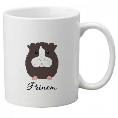 mug-personnalisé-cochon-d'inde-noir