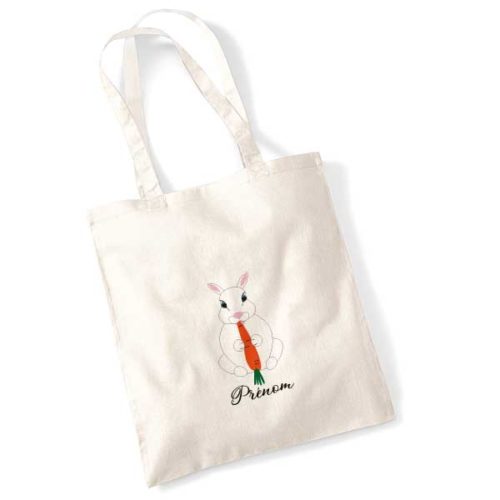 tote-bag-personnalise-lapin-nain-polonais-blanc