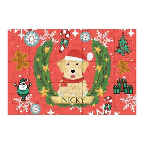 puzzle-chien-noel-rouge