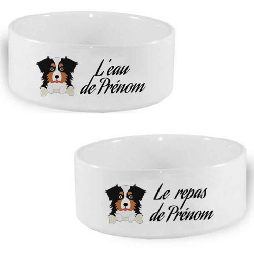 Lot de gamelles Chien personnalisées