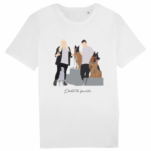 Tee-shirt personnalisé family pour homme