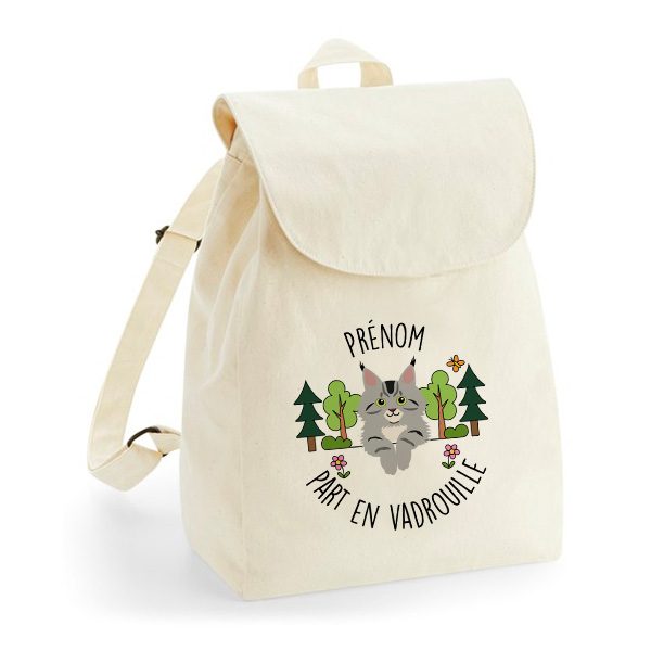 Sac à Dos Chat Personnalisé